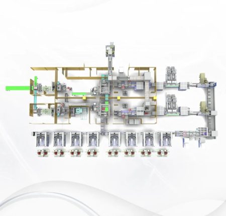 MELIPS-8000電子雷管模塊化智能裝配生產(chǎn)線(xiàn)